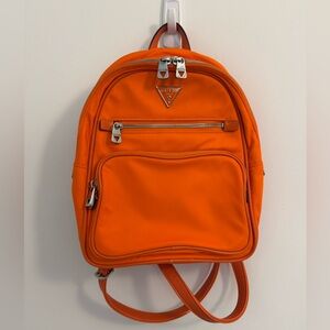 Guess Bright Orange Backpack